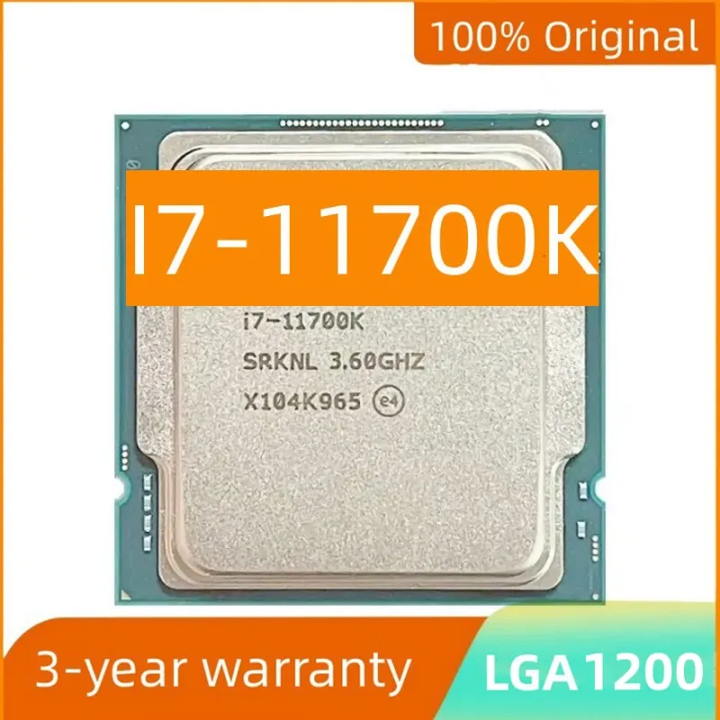 I7 11700K I7-11700K Supporto Z590 3.6Ghz Otto Core 16 Thread 16M 125W Lga 1200 Cpu