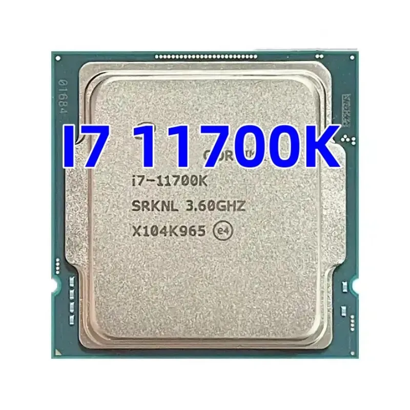 I7 11700K I7-11700K Supporto Z590 3.6Ghz Otto Core 16 Thread 16M 125W Lga 1200 Cpu