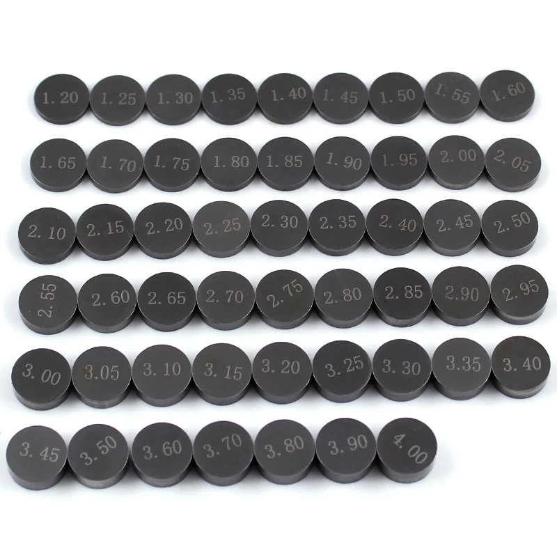 52Pcs / 208Pcs / 46Pcs Valvola Shim 9.48 Kit Di Ricarica Per Kawasaki Zr-7S Regolabile 2001-2003 Zrx1200 2001-2005 Zzr1200 2002-2005