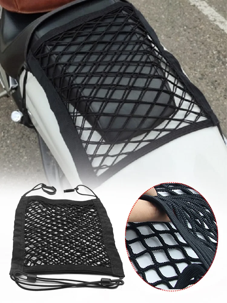 25 X3 0Cm Moto Bagaglio Net Hook Hold Bag Mesh Serbatoio Del Carburante Per Ktm Duke Tank Helmet Kawasaki Zr7 Kawasaki Er5 Bmw F750Gs