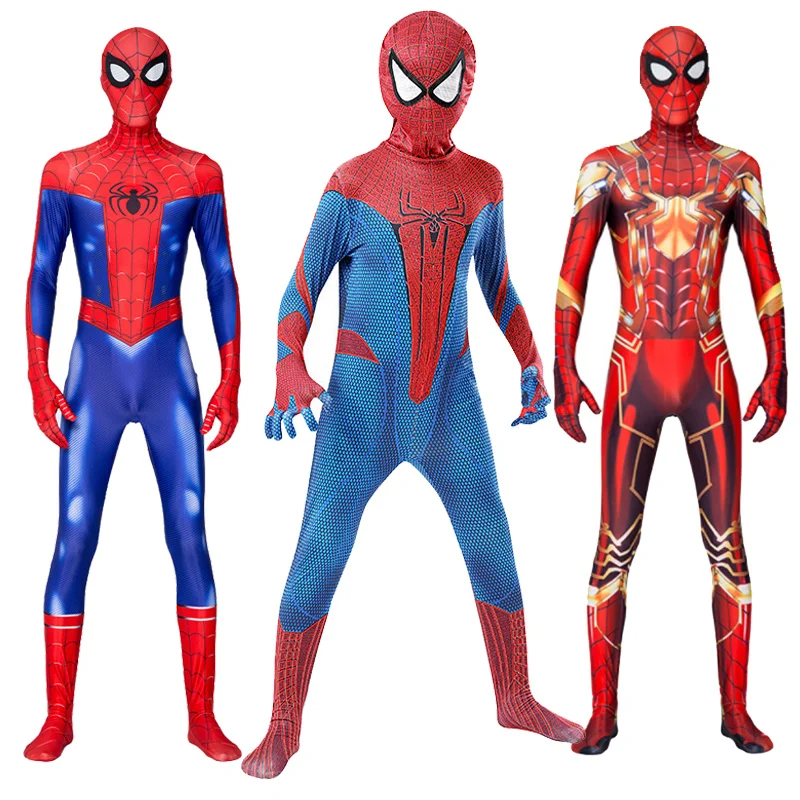 Carnival Superhero Miles Iron Spiderman Venom Kids Costume Set The Amazing Spiderman Cosplay Body Per Adulti