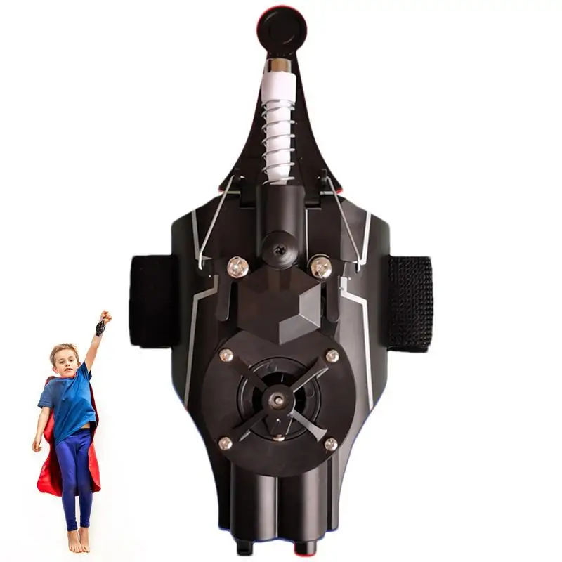 Web Shooter Toy Web Spider Kids Wrist Toy Electric Reel-In Web Launcher String Shooters Spider Cosplay Costume Puntelli Spider