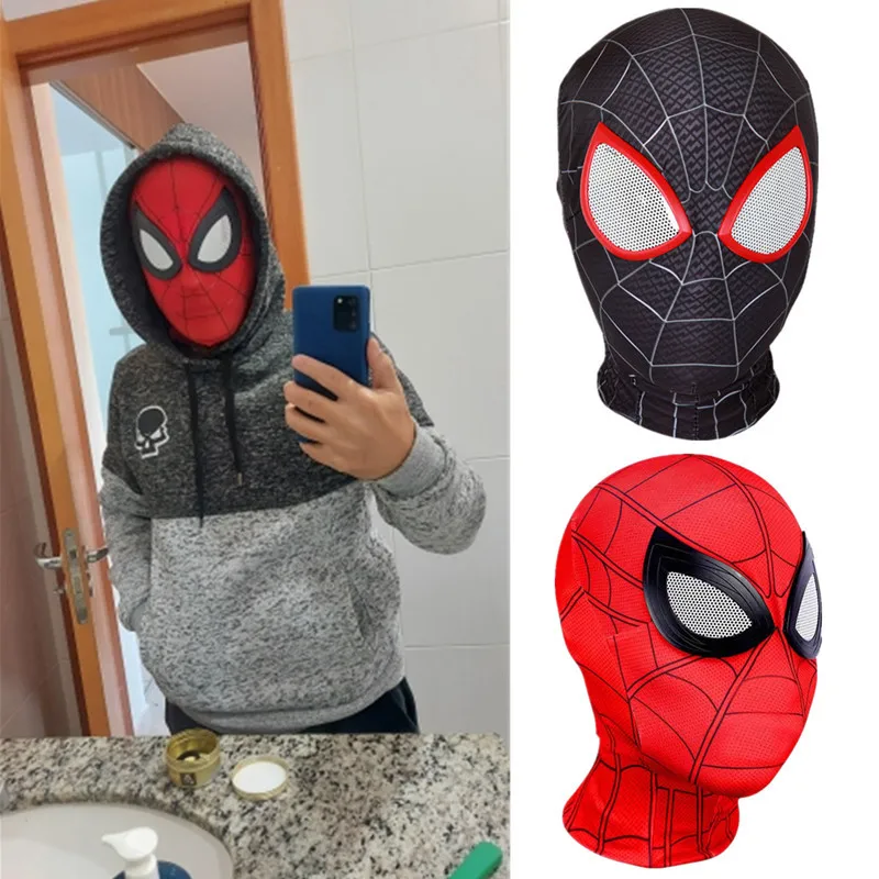 Peter Parker Miles Morales Raimi Superhero Spiderman Homecoming Superhero Spider Masks Cosplay Costume Maschere Copricapo Di Halloween