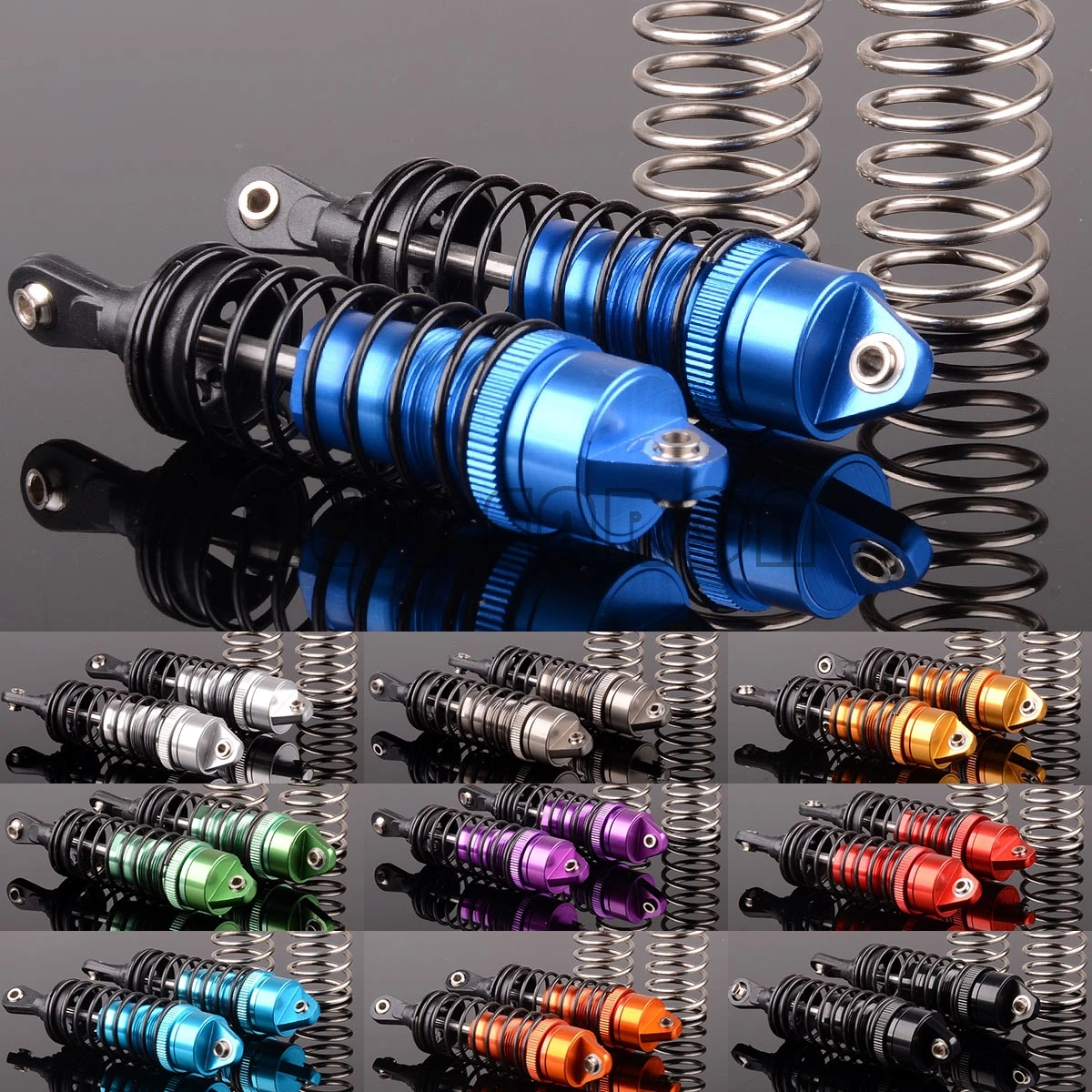 Nuovo Enron 5460 2 Pz Alluminio Anteriore Posteriore 72-90Mm Ammortizzatori Ammortizzatori Per Rc Traxxas 1/10 Revo E-Revo Vxl 2.0 Summit Jato Xo-1