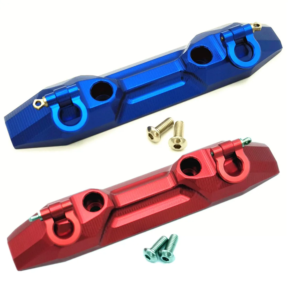Paraurti Posteriore In Alluminio Con Gancio D-Rings Per Traxxas E-Revo Vxl Brushless 2.0 5335X