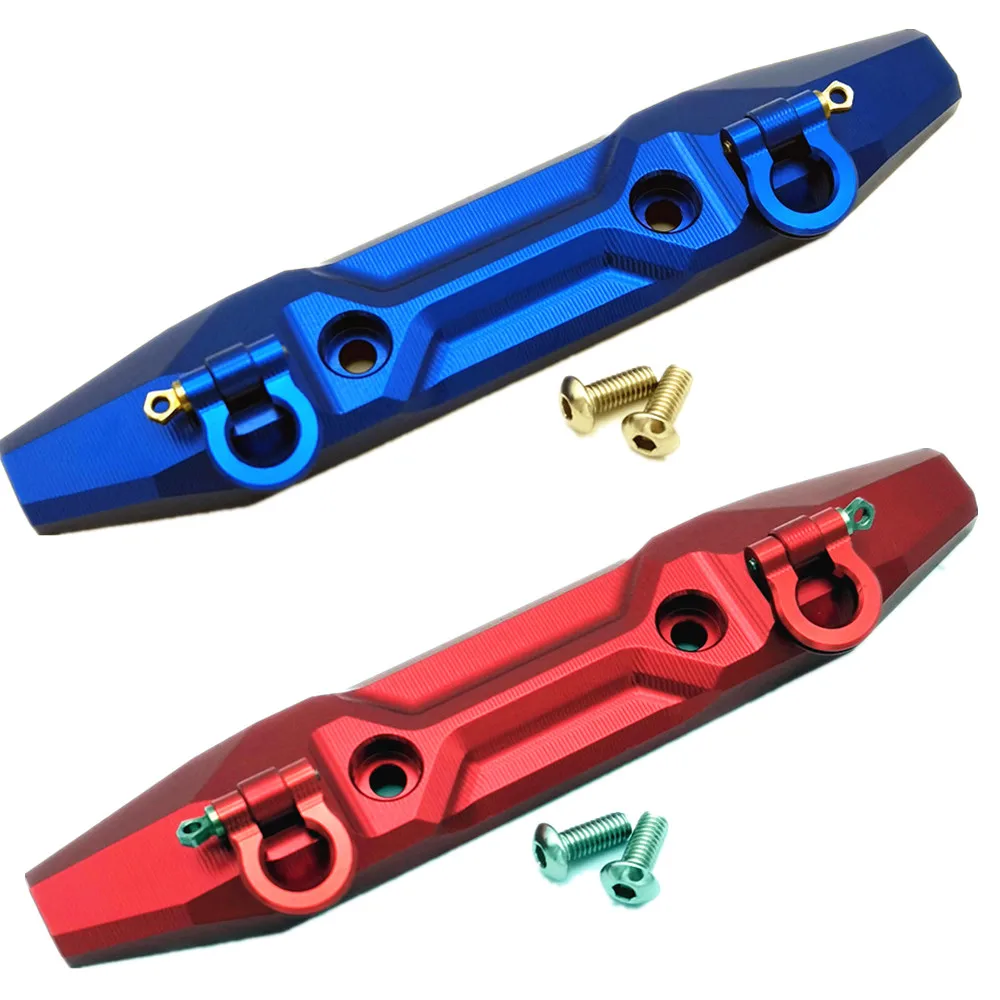 Paraurti Anteriore In Alluminio Con Gancio D-Rings Per Traxxas E-Revo Vxl Brushless 2.0 5335X