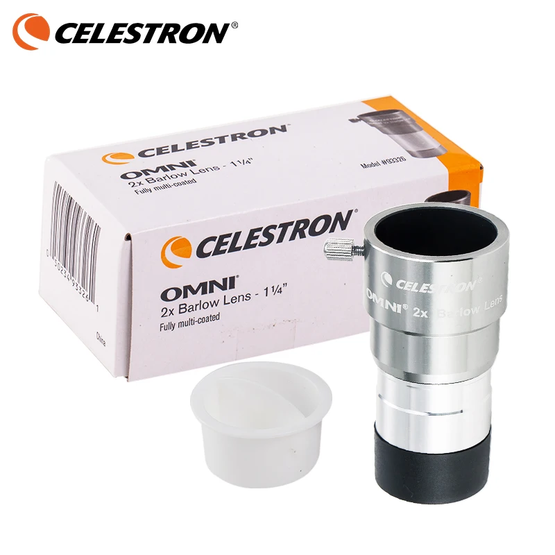 Celestron Omni 2X Barlow Oculare Per Ingrandimento Oculare Telescopio Professionale Barlow Parts Oculare Astronomico