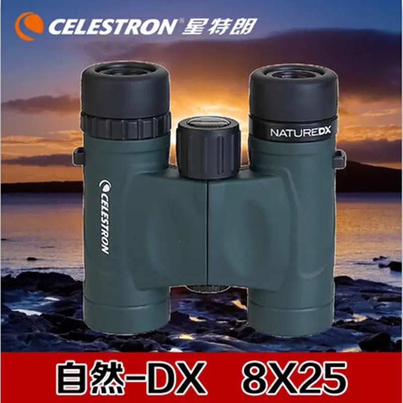 Tillescope À Jumelles Celestron Nature Dx Avec Prismes Bak-4 Et Vision Nocturne Nature Dx 8*25