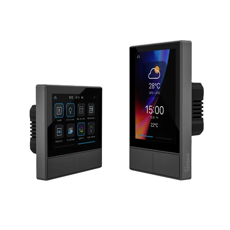 Eu Us Sonoff Nspanel Smart Scene Wall Switch Domotica Wifi Touchscreen Termostato Smart Switch Pannello Hmi Per Smart Home