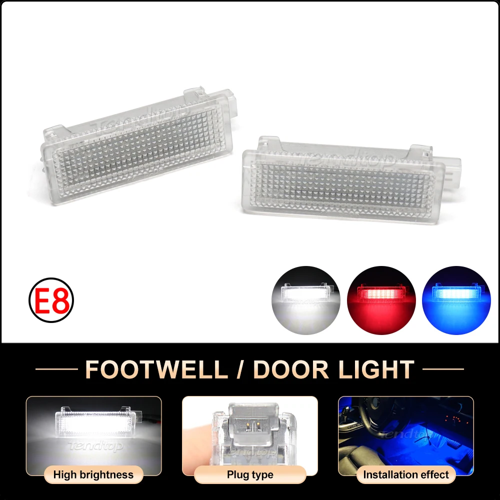 Led Sotto La Porta Cortesia Footwell Luce Bagagliaio Lampade Per Bmw E81 F20 E90 E91 E92 E93 E60 E61 F07 F10 F11 F18 E63