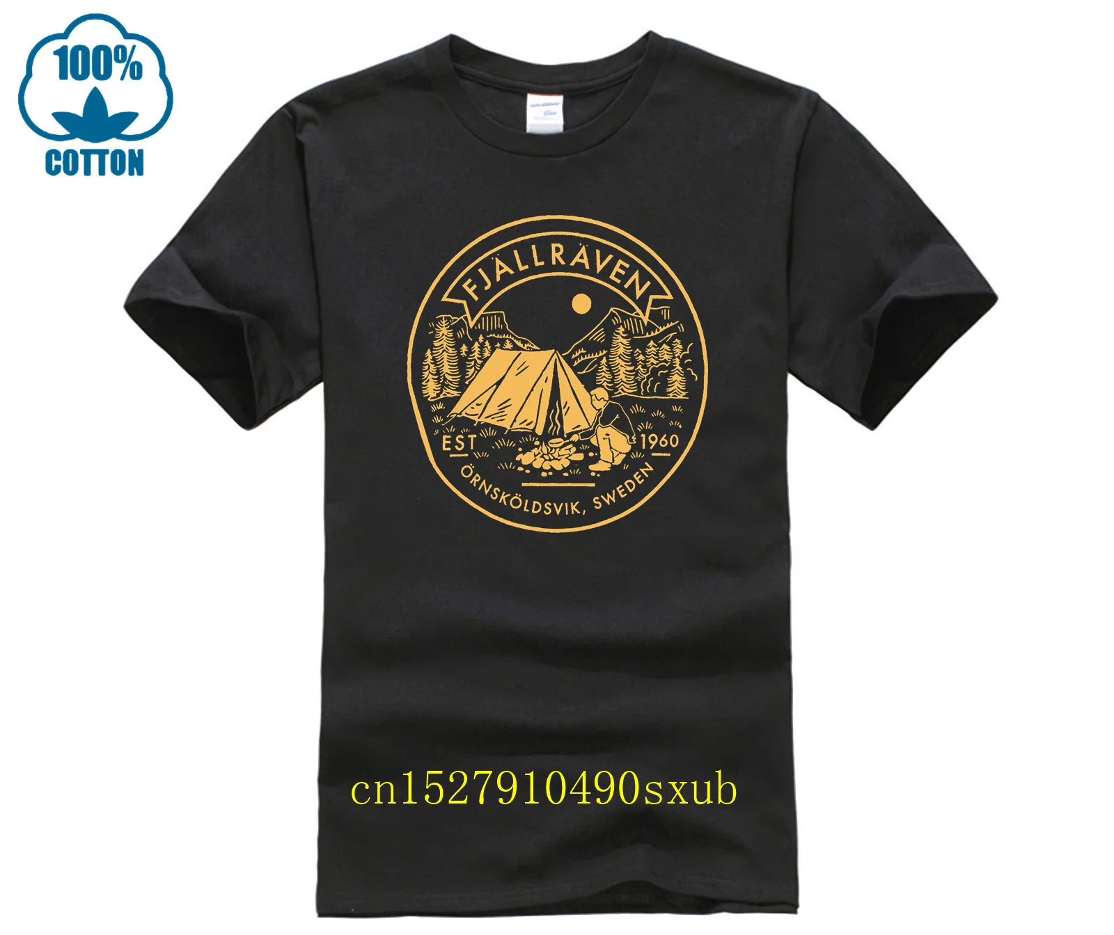 Fjall - Men'S Forever Nature Raven T-Shirt Unisex Taglia S-4Xl