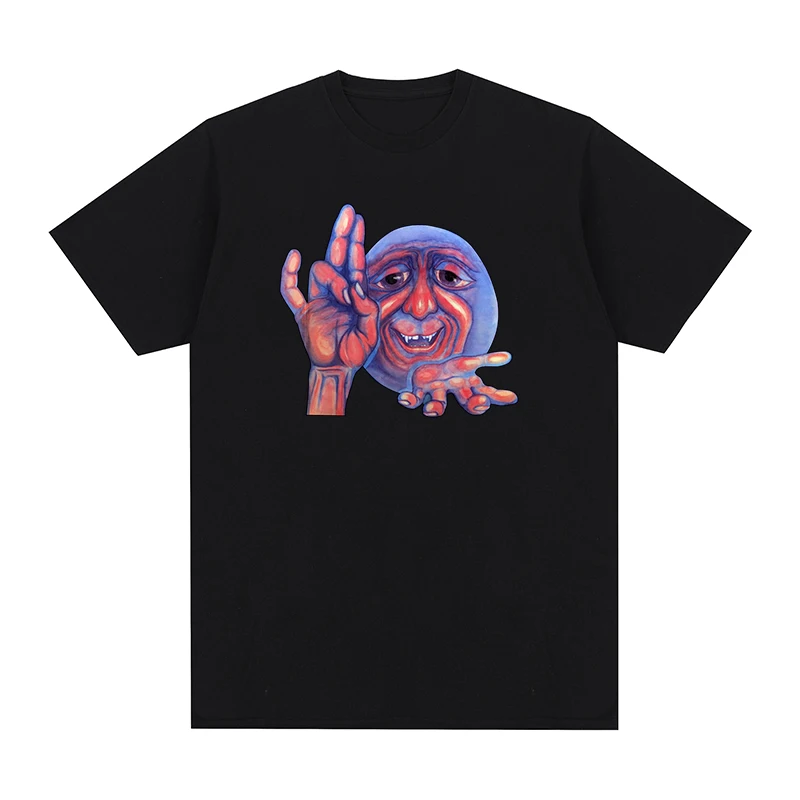 King Crimson T-Shirt The Court Of The Crimson King Cotton T-Shirt Da Uomo New Tee Tshirt Top Da Donna