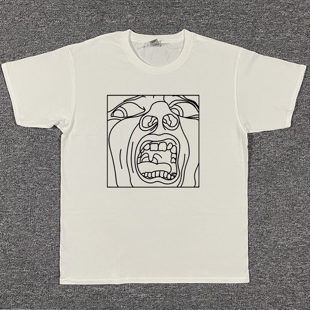 T-Shirt King Crimson Da Uomo In The Court Of The Crimson King Design
