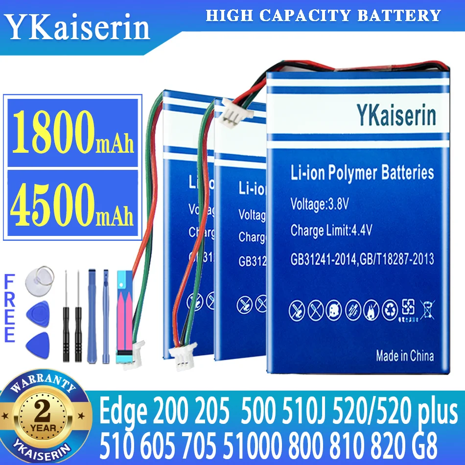 Batteria Yclutch In Per Garmin Edge 820 520 200 205 520 Plus 500 520 1000 G8 800 810 361-00035-00 361-00035-07 510 510J 605 705