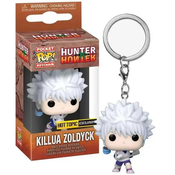 Funko Pop Pocket Portachiavi Hunter * Hunter Killua Zoldyck Vinyl Action Figure Collection Model Toys For Children Birthday Gift