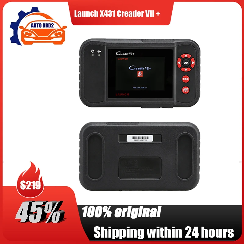 Avvia X431 Creader Vii + Lettore Di Codici Plusauto Scanner Creader Vii + Strumenti Scanner Diagnostico Per Auto Multilingue Pk Crp123