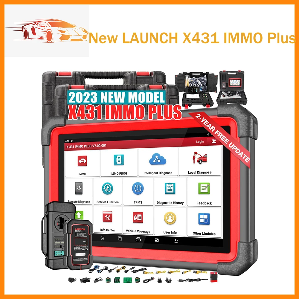 2023 Nuovo Lancio X431 Immo Plus Programmatore Di Chiavi Strumenti Diagnostici Per Auto Scanner Obd2 Automatico Codifica Ecu Test Attivo Pk X431 V Imm
