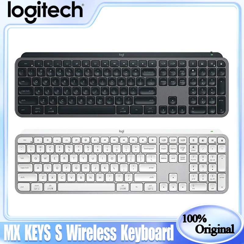 Logitech Mx Keys Sadvanced Muslimate Keyboard Con Logi Bolt Usb Office Gaming Keyboard Per Windows Ios Android