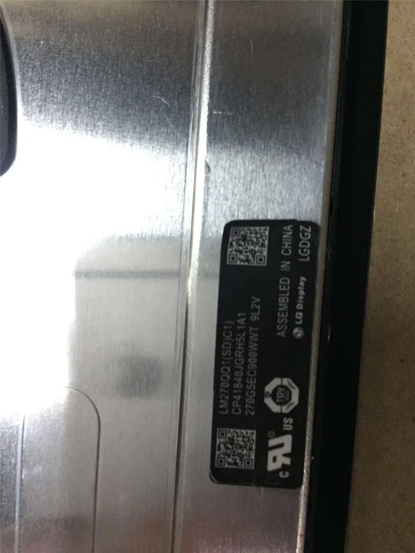Gruppo Schermo Lcd Per Imac A1419 Lm270Qq1(Sd)(C1) Sd C1 P3 Retina 5K 2017 Emc:3070