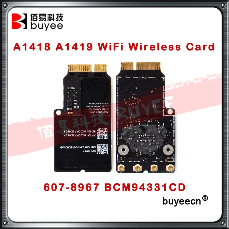Originale A1418 A1419 Wifi Wireless Bt 4.0 Card Airport Card Per Apple Imac 21 "27" 2013 2014 Anno 607-8967 Bcm94331Cd