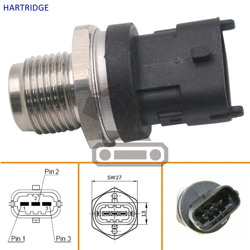 Per Fiat Doblo Kutu Mpv Kamyonet-Sw 1.3 1.6 1.9 2.0 D Jtd Multijet Sensore Di Pressione Rail Comune Iniezione Regolatore Mittente