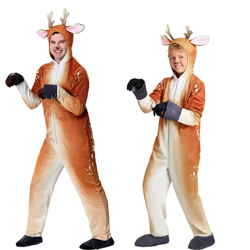 Costume Cosplay Di Halloween Halloween Stage Performance Gioco Di Ruolo Animal Sika Renna Play Costumes Funny Fancy Dress Up