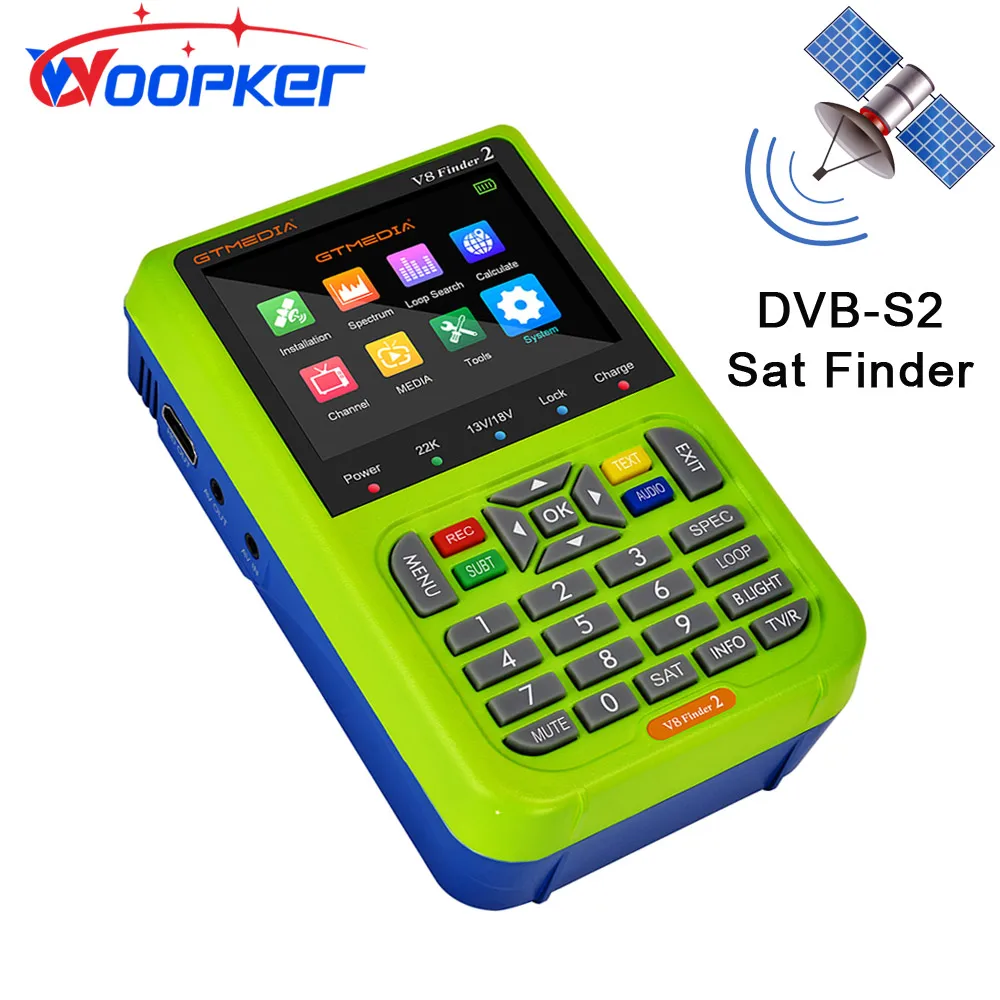 Gtmedia V8 Finder2 Dvb-S2 Satellite Meter Satellite Finder Satfinder Dvb-S/ S2/ S2X Rilevatore Di Segnale