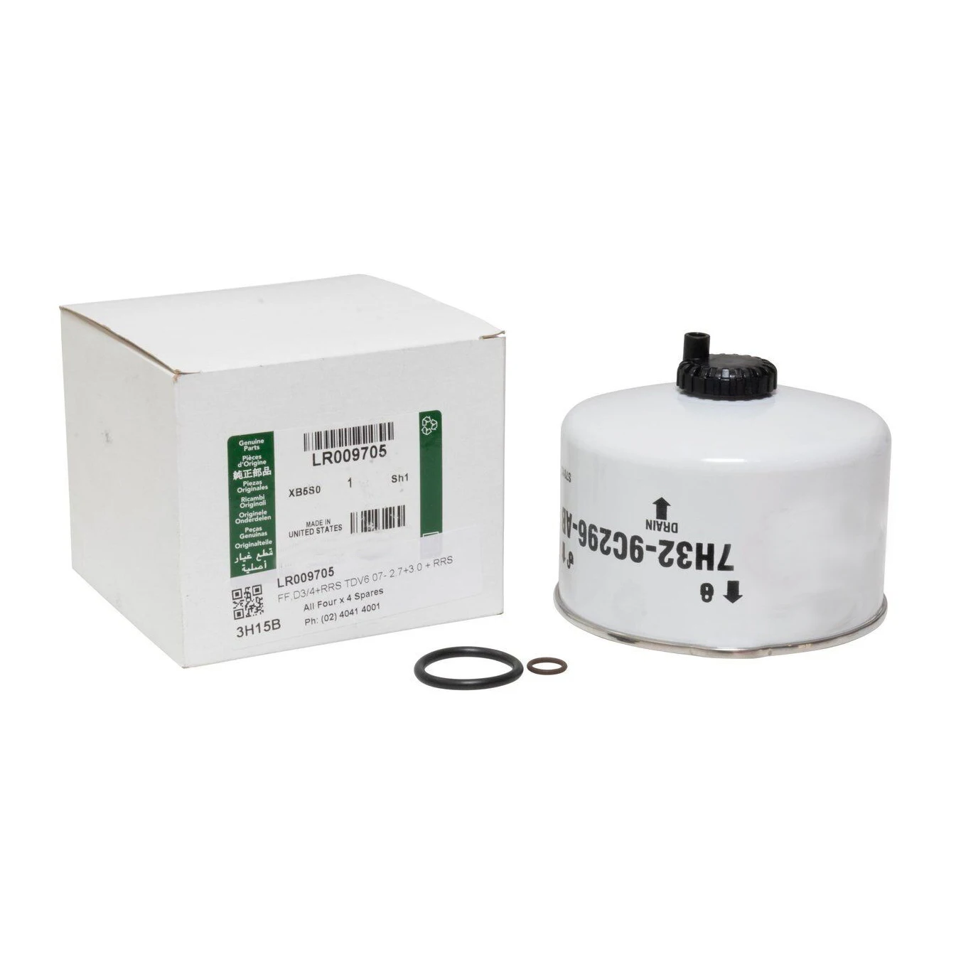 Filtro Carburante Lr009705 Per Land Rover Range Rover Sport Discovery Lr3 Lr4 2.7L Motori Diesel 3.0L V6/3.6L V8 Carburante Filterwji500020
