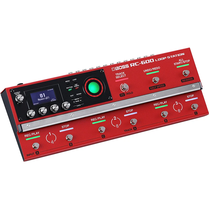Boss Rc-600 Pedale Selettore Di Linea, Selettore Di Linea E Pacchetto Router Di Ingresso/Uscita Con Picks, Panno Per Lucidatura E Avvolgitore Di Strin