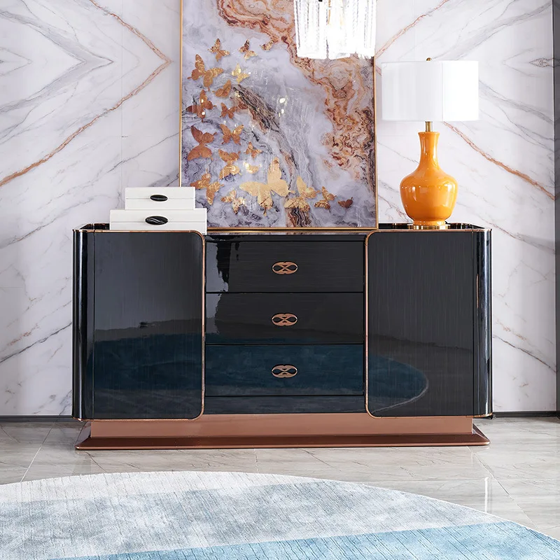 Vuitton Light Luxury Solid Wood Dinner Side Locker