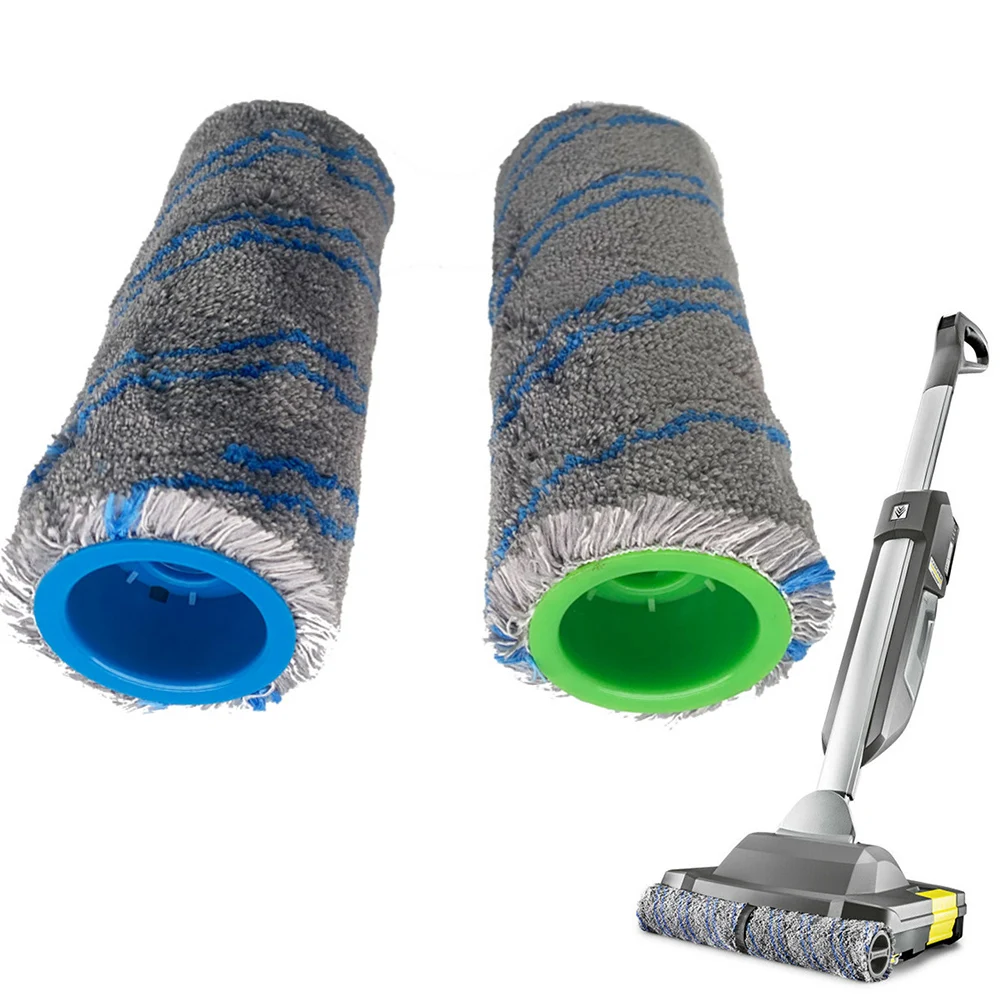 2 Pezzi Per Karcher Repl Roller Set Per Karcher Br 30/1 Fc3 Fc3D Fc5 Fc7 Robot Aspirapolvere Roller Brush 4.030-088.0 Sweeper Part
