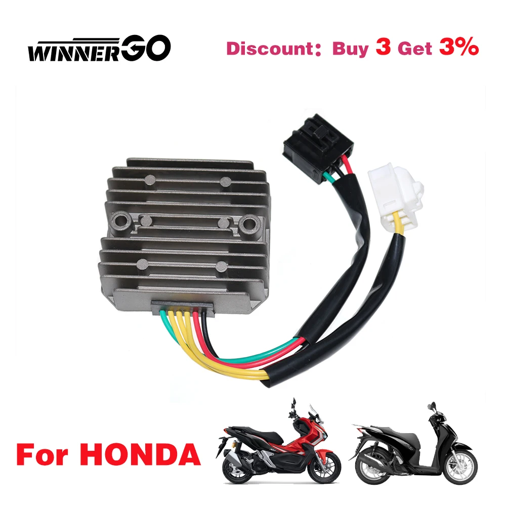 Raddrizzatore Regolatore Di Tensione Per Honda Pes 150 I Ps 150 I Ps I 125 Ps I 150 Sh 125 Di Sh 125 I Sh 150 Di Sh150 31600-Ktf-641