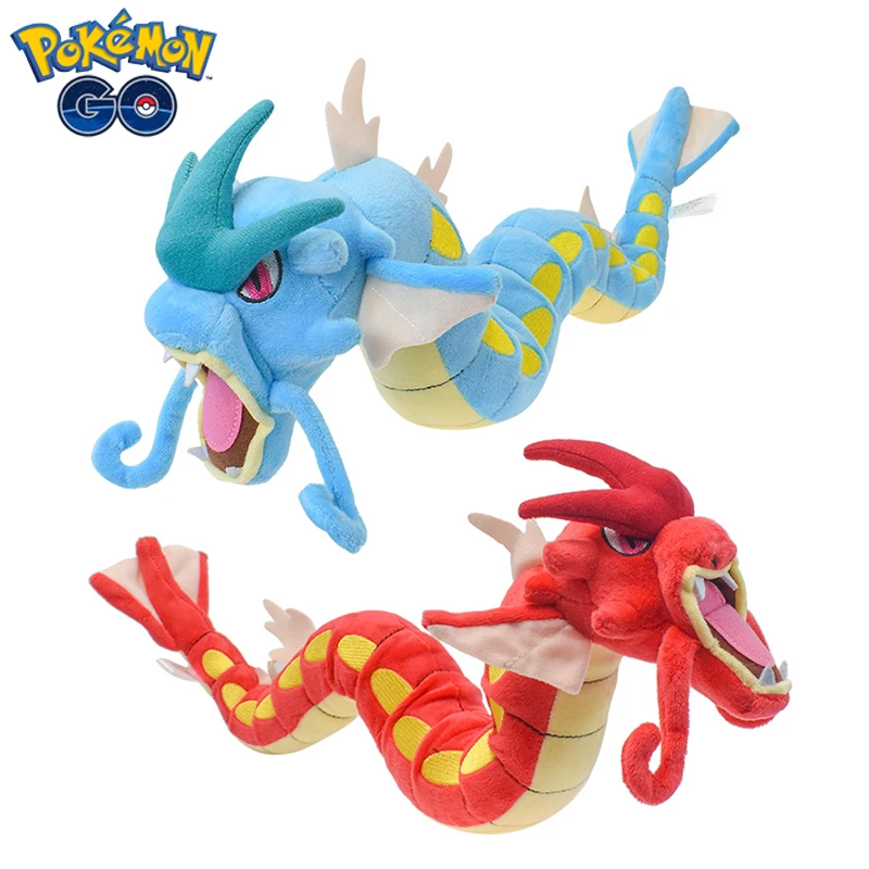 60Cm Cartoon Gyarados Pokemon Doll Anime Pokemon Gyarados Peluche Morbido Peluche Plushie Home Decor Bambini Regali Di Compleanno