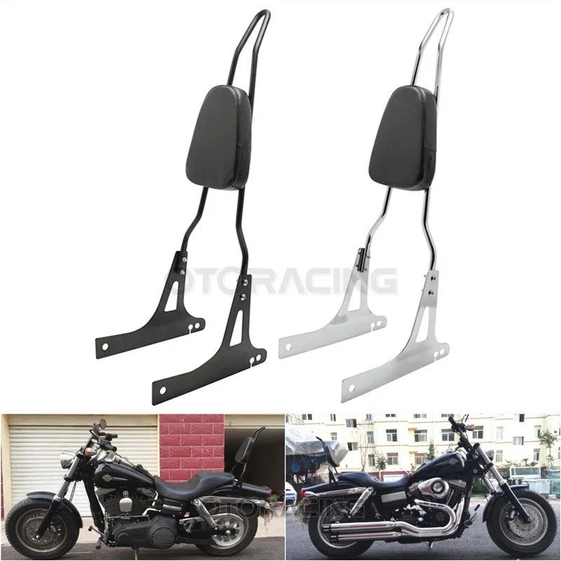 Schienale Passeggero Moto Sissy Bar Per Harley Dyna Fat Bob Street Bob Super Glide Custom Low Rider Fxdc Fxdl