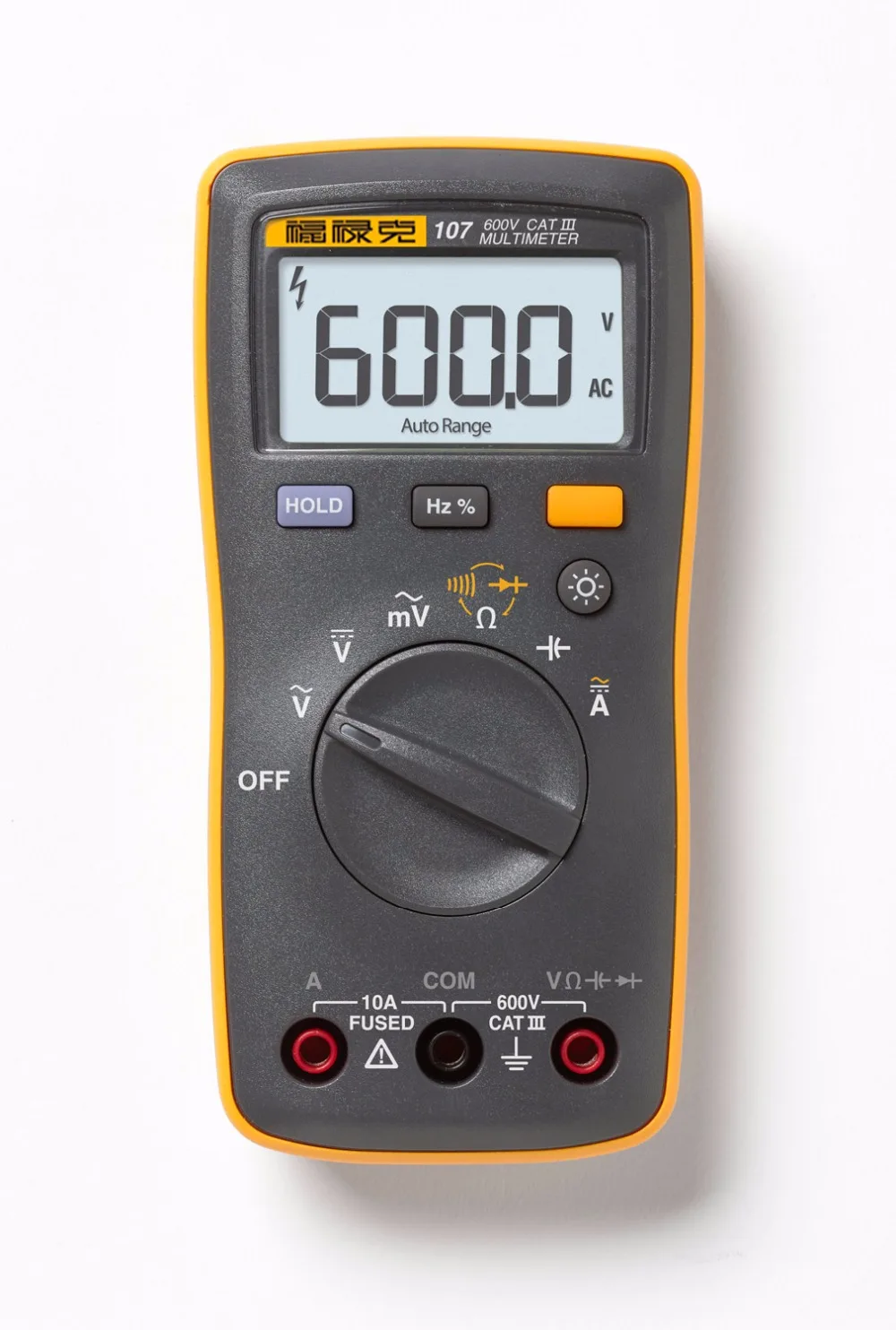Fluke 107 Ac/Dc Corrente Handeled Multimetro Digitale Con Pendente Magnetico