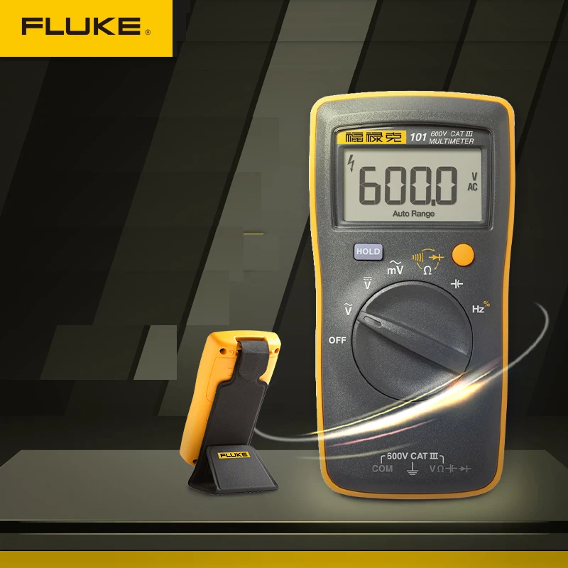 Multimetro Digitale Fluke 101 6000 Conteggi Voltmetro Digitale Professionale Multi Meter Tester Elettrico A Gamma Automatica Polymeter