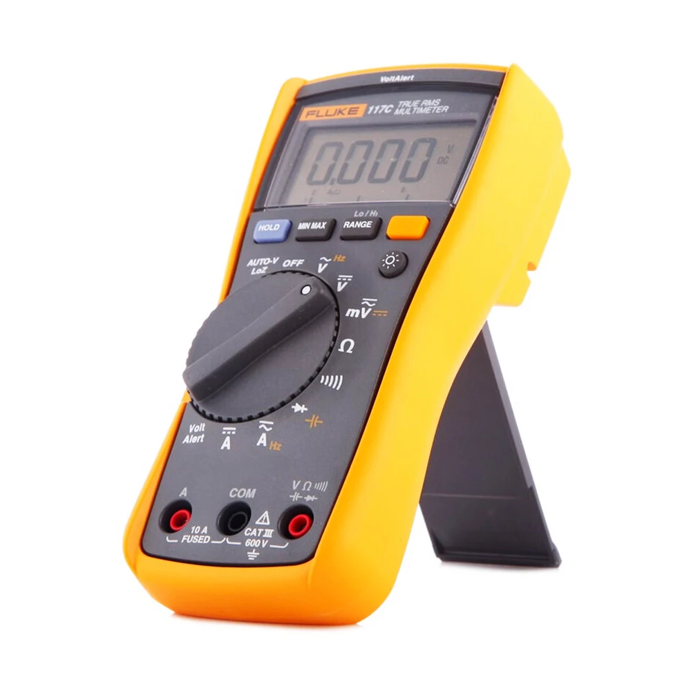 Spedizione Gratuita Fluke 117C Havc Voltalert Retroilluminazione Multimetro 117 A Vero Rms