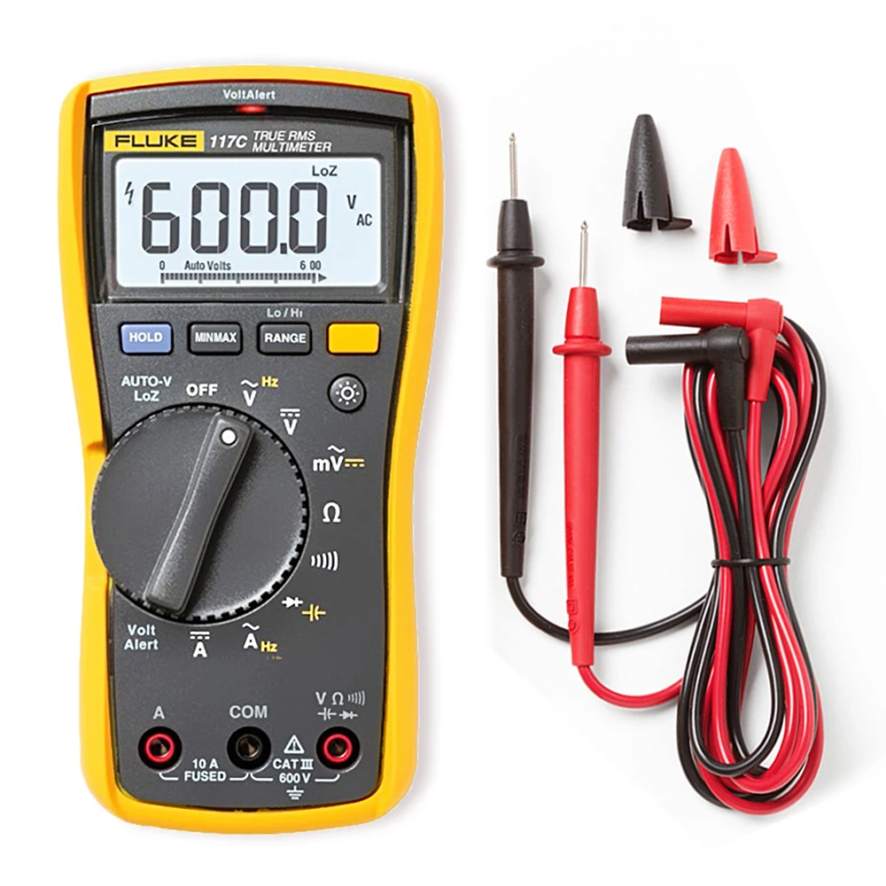 Multimetro Digitale Fluke 117C Multimetro Retroilluminato Voltalert 117 True Rms