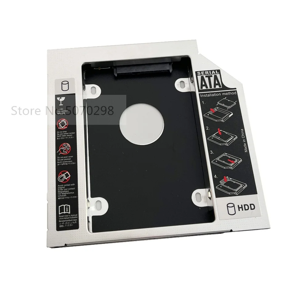 Adattatore Ottico Della Struttura Del Caddy Del Secondo Disco Rigido Dello Ssd Di Hdd Per Il Dvd Di Ts-Lb23D Di Samsung 550P5C-S01 R510 R520 R530 R540