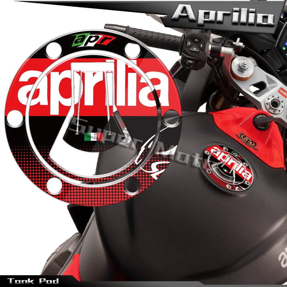 3D Moto Tank Cap Sticker Decal Gas Oil Cap Cover Protector Accessori Per Aprilia Apr Tuono V4 Rs 50 125 150 Rs660 Rsv4