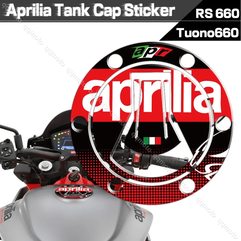 Per Aprilia Apr Tuono V4 Rs 50 125 150 Rs660 Rsv4 3D Moto Tank Cap Sticker Decalcomania Gas Oil Cap Cover Protector Accessori