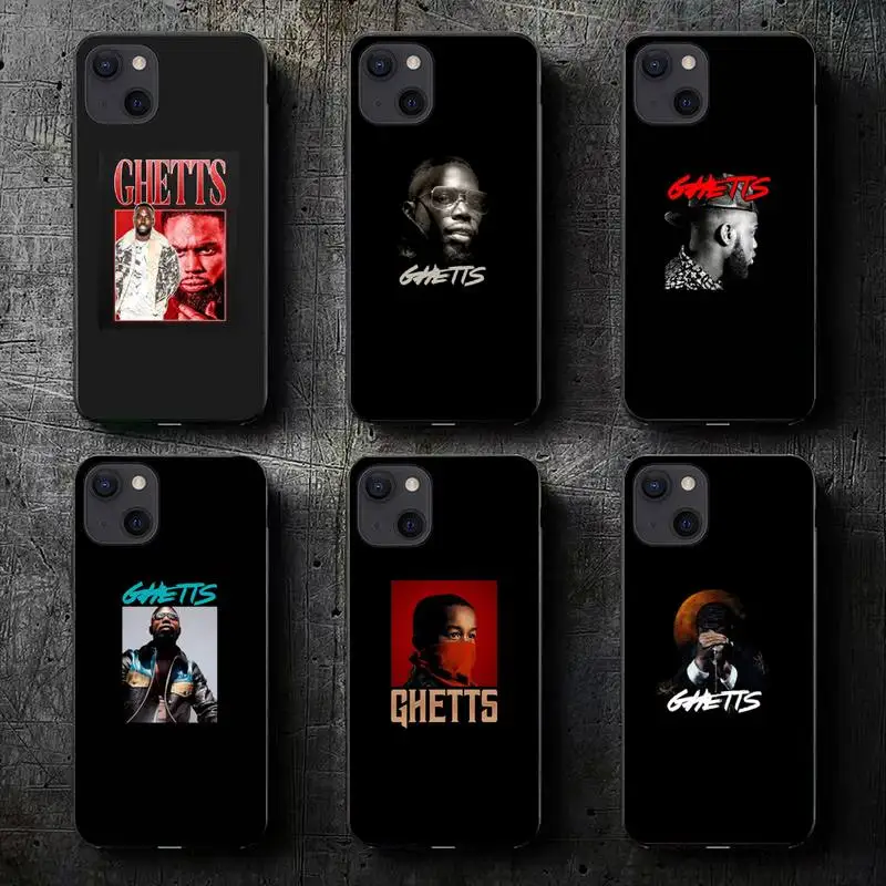 Custodia Per Telefono Rapper Ghettes Uk Per Iphone 11 12 Mini 13 14 Pro Xs Max X 8 7 6S Plus Se Xr Shell