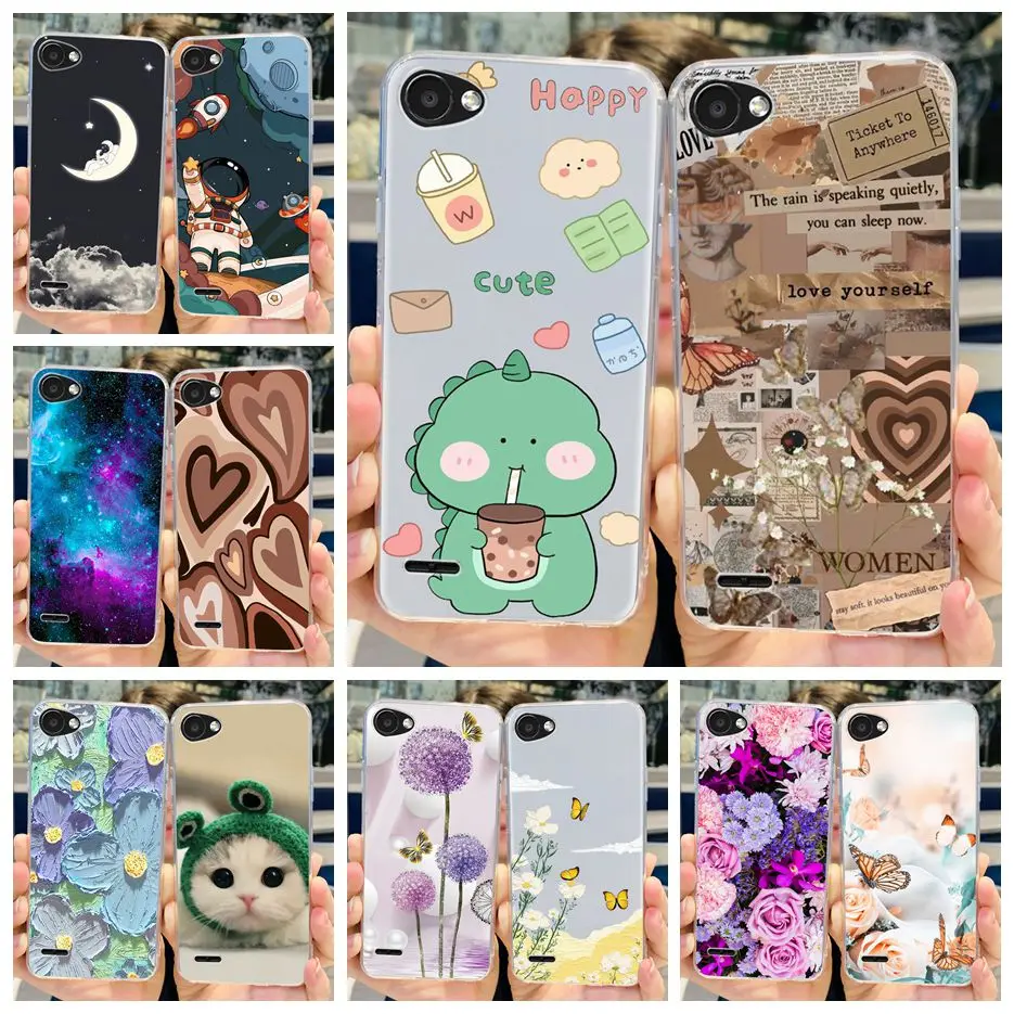 Per Lg Q6 Case M700 M703 Cute Painted Cover Custodia Morbida In Silicone Per Lg Q6 Q6 + Lgq6 Paraurti Posteriore Per Lg Q6 5.5 ''Fundas