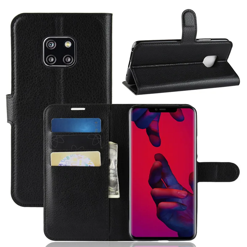 Custodia Huawei Mate 20 Pro Custodia In Pelle Pu Per Huawei Mate 20 Pro Lya-L29 Lya L29 Mate20 Pro 20Pro Mate20Pro Custodia Flip Cover