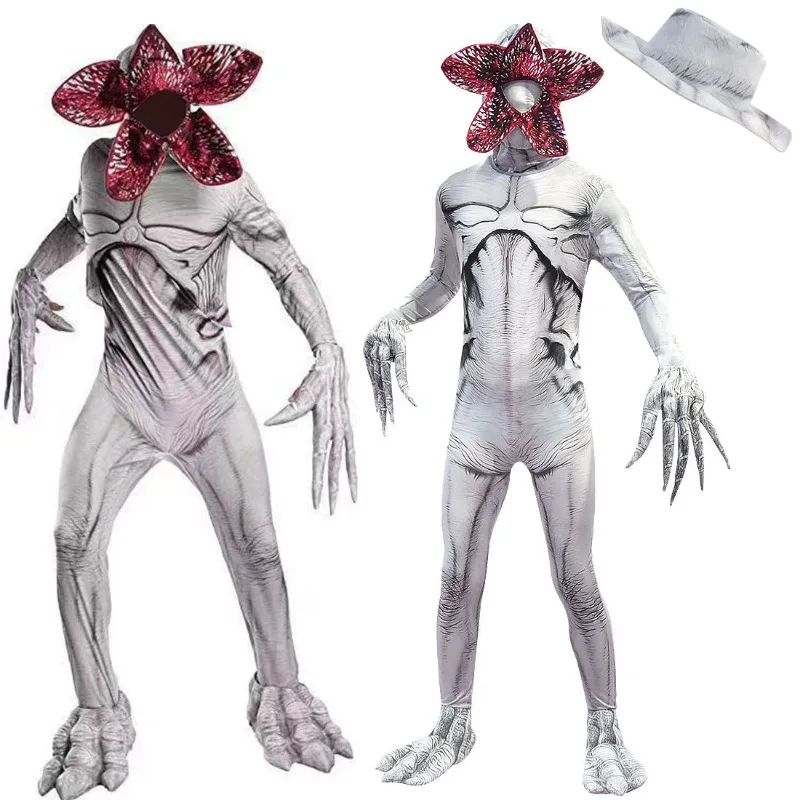 Costumi Di Halloween Per Stranger Things Costume Cosplay Per Bambini Tute Horror Scarry Zombie Demogorgon Cosplay Vestiti Di Halloween
