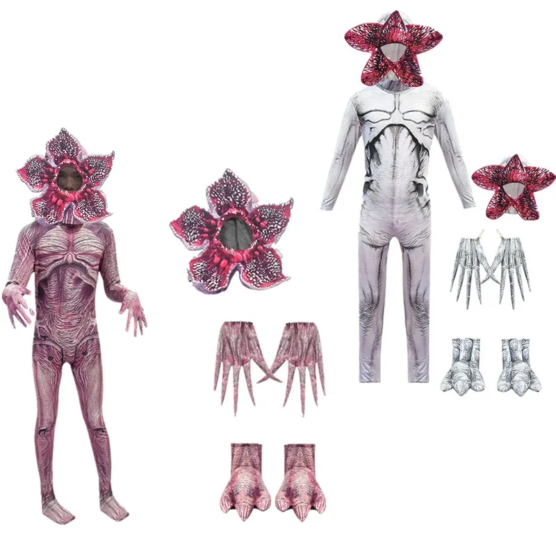 Costumi Di Halloween Per Stranger Things Costume Cosplay Per Bambini Tute Horror Per Bambini Scarry Zombie Demogorgon Vestiti Cosplay