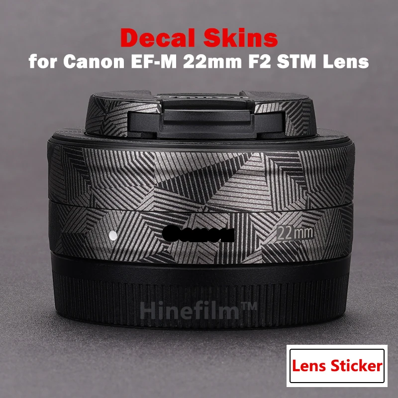 22F2 Adesivo Per Lenti Adesivo Premium Per Canon Ef-M 22Mm F2 Stm Pellicola Protettiva Per Pellicola Antigraffio