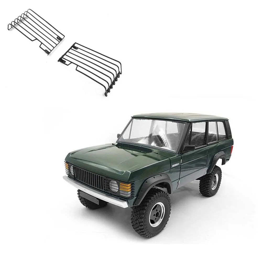 1 Paio 1/10 Protezione Della Luce Anteriore In Metallo Per Accessori Per Parti Di Automobili Range Rover Classic Body Rc