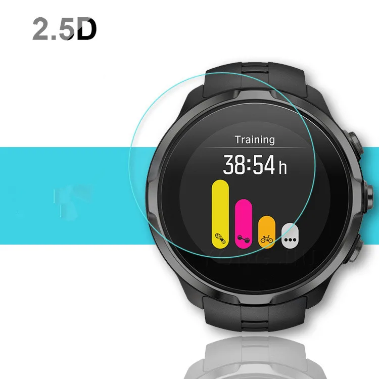 Pellicola Proteggi Schermo Per Orologio In Vetro Temperato 3 Pezzi Per Suunto 5 9 /Traverse Alpha/Spartan Sport Whr Baro/Trainer Wristhr Watch