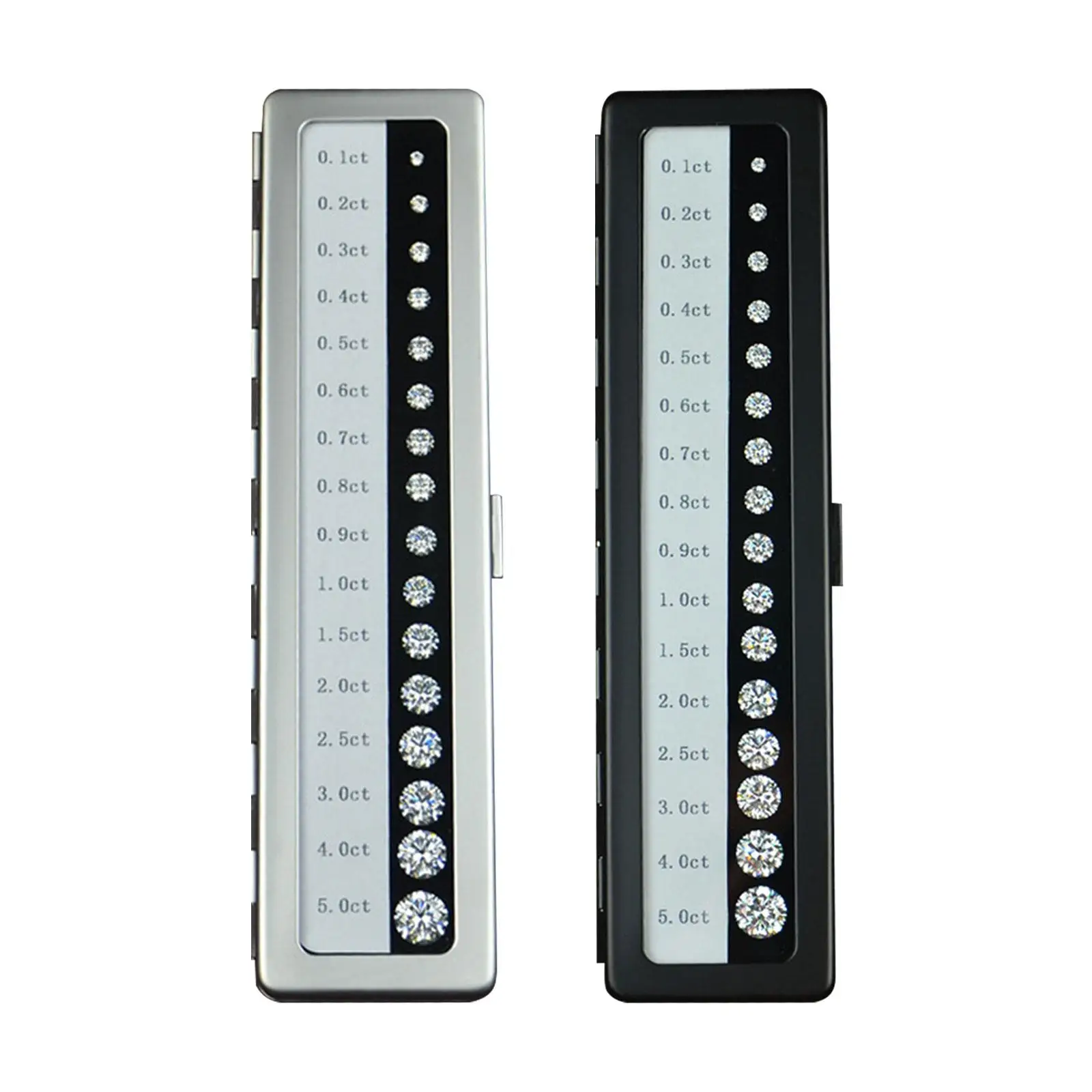 Diamond Color Scale Master Tester Tools Color Special Shaped Professionale Ad Alta Precisione Diamond Weight Contrast Portable